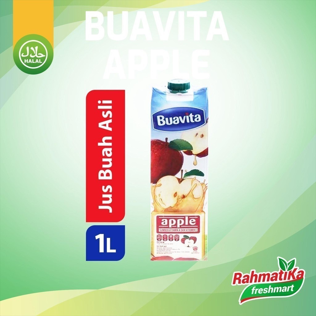 

Buavita Apple - Jus Buah Apel 1 Liter