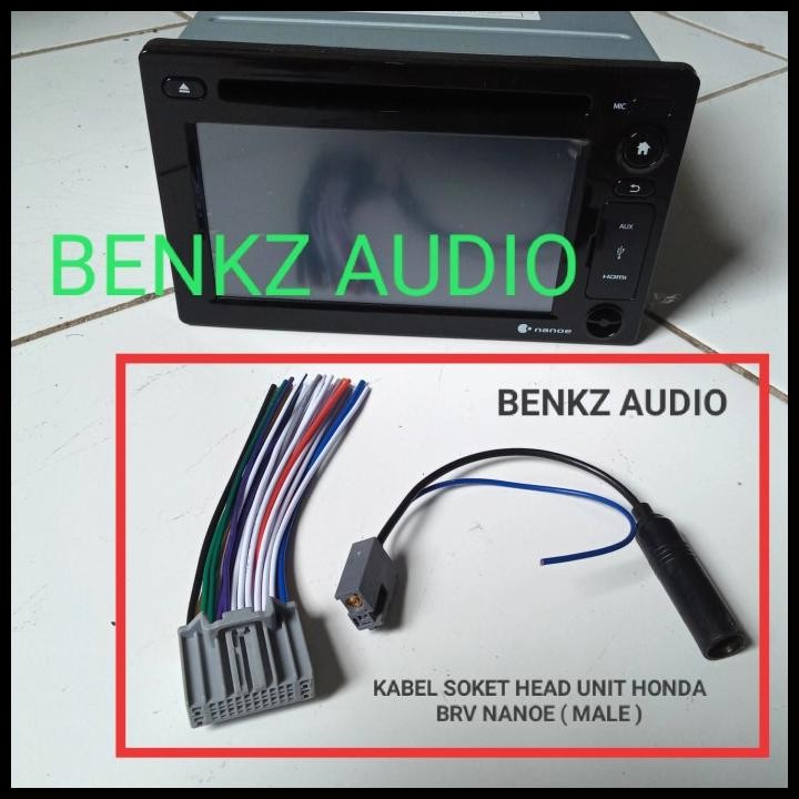 Kabel Soket Head Unit Tape Mobil Honda Brv Panasonic Nanoe Male
