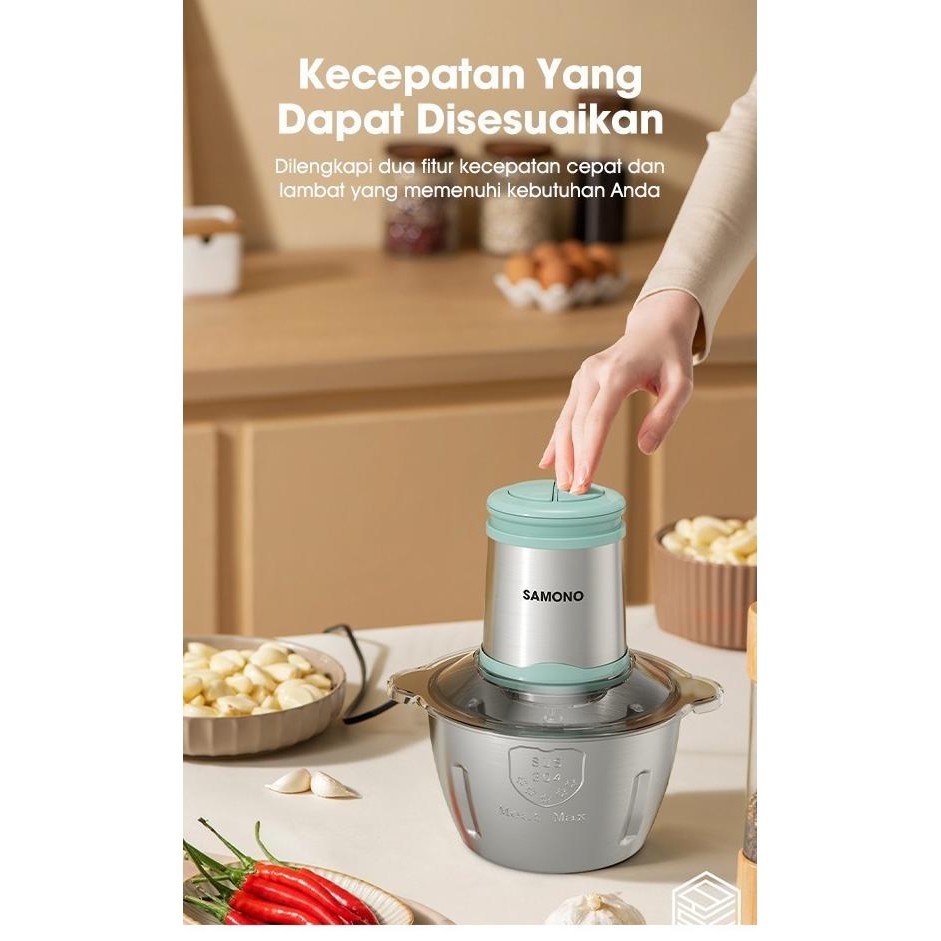 Murah Samono Meat Grinder Chopper WholeSale SWCL350 Non COD