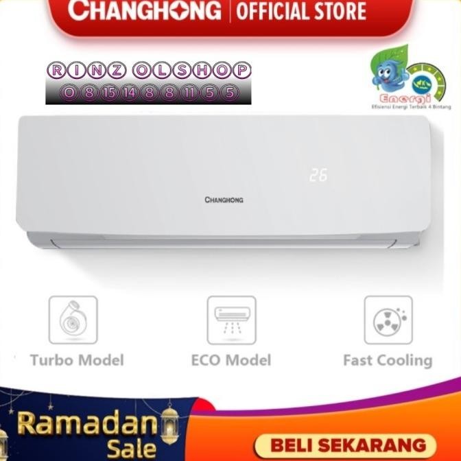 Murah AC 1.5PK CHANGHONG CSC-12NVB3 STANDART R32 CSC12NVB3 1.5 PK AC Non COD