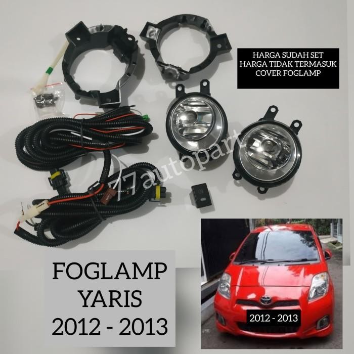Lampu kabut foglamp yaris 2012 2013