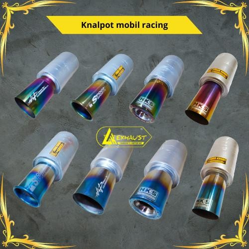 Knalpot mobil racing HKS Bass adem,Gahar,Bulat