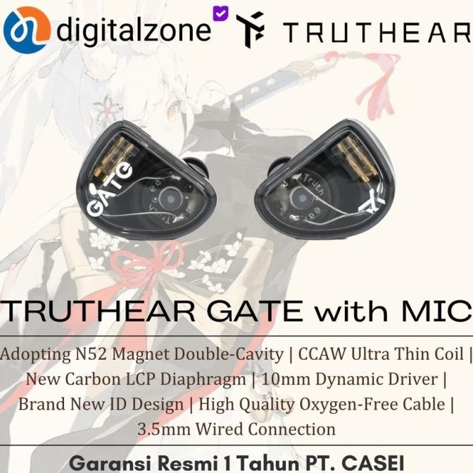Promo Truthear Gate With Mic - Truthear Gate Mic Iem