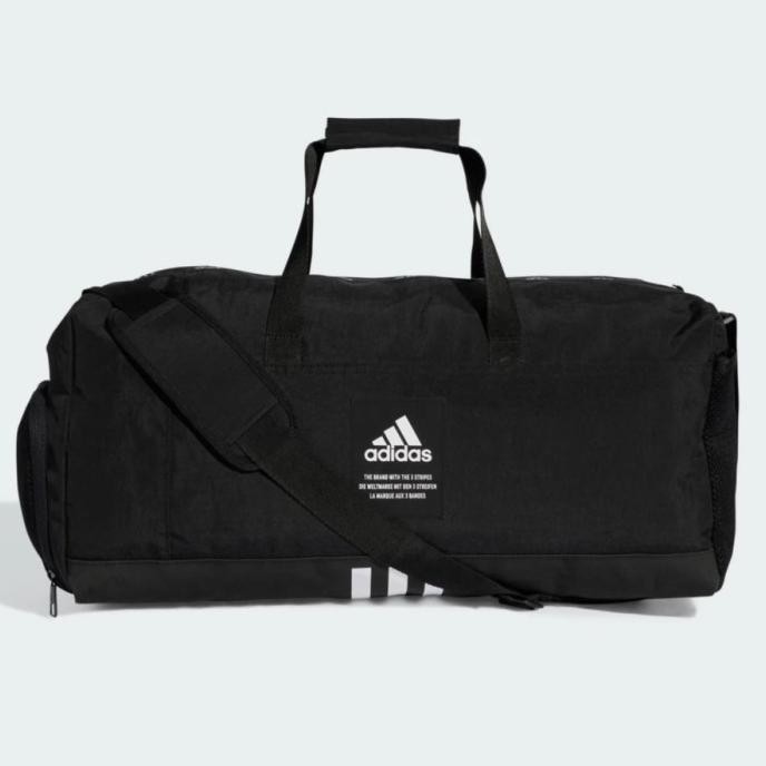 (100% Original) Adidas 4Athlts Medium Duffle Bag Gym Shoe Black Duffel Co