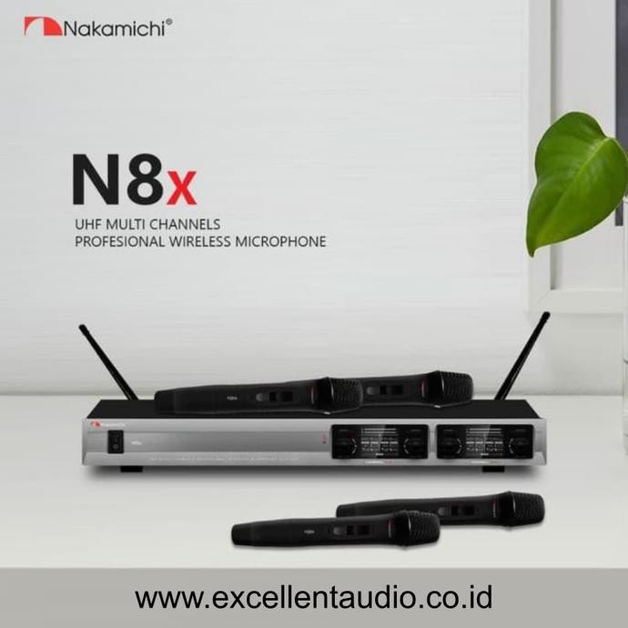 Murah Nakamichi N8X 4 Wireless Mic