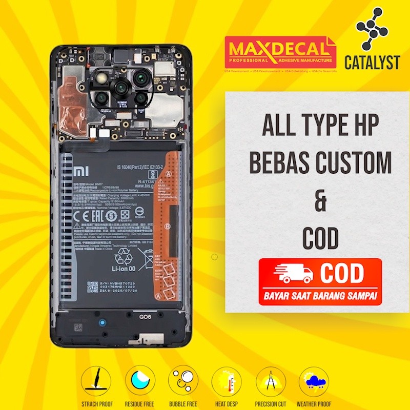 

*PromoGet2* Poco X3 Nfc Stiker Garskin HP/Case Custom Dan COD