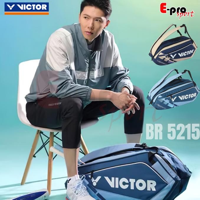 Tas Badminton Victor Br5215 Br 5215 Tas Koper Rectangular Raket Original Co