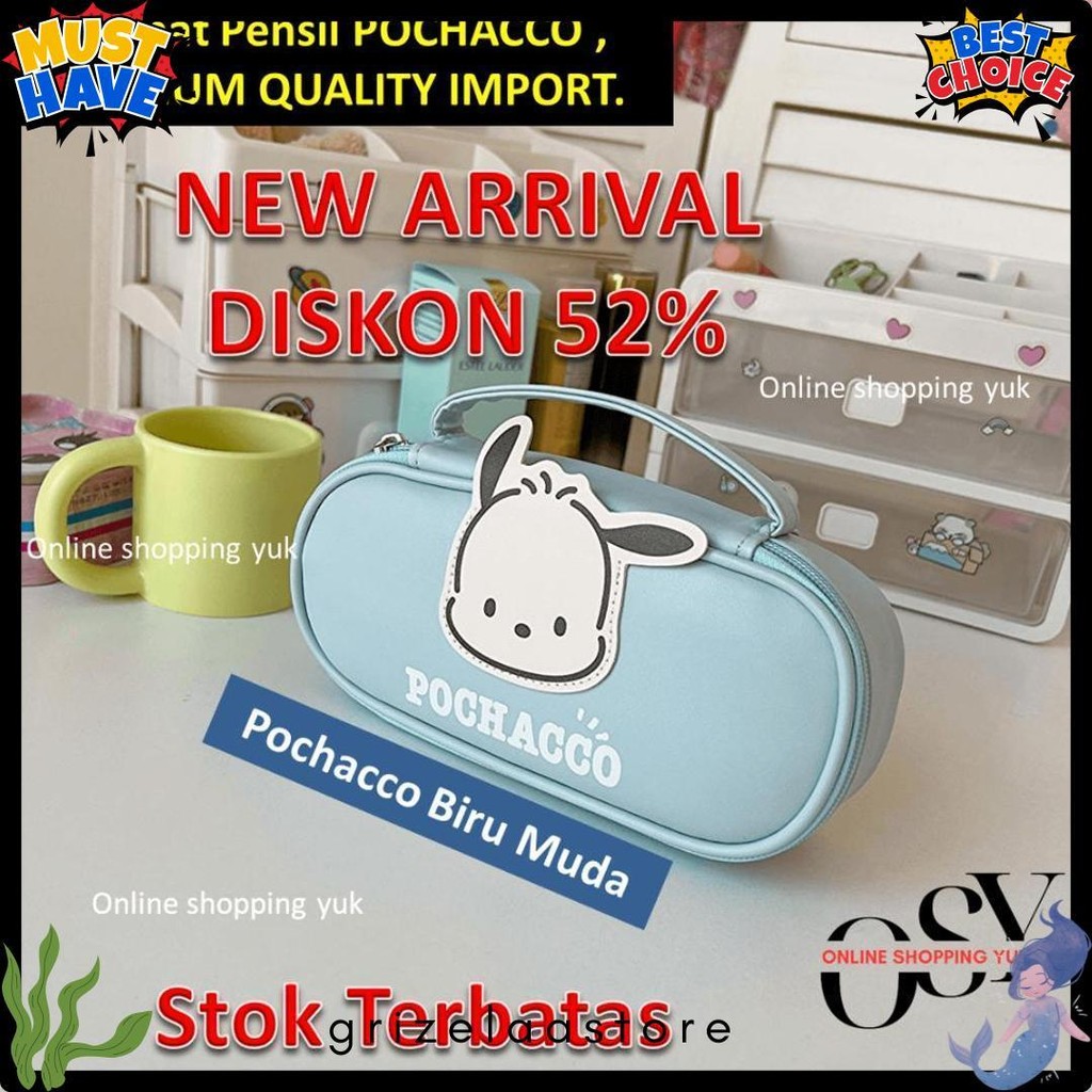 

Tempat Pensil Sanrio , Kotak Pensil Kuromi , Tas Kosmetik , Pouch , Motif Kuromi / Cinnamoroll / My Melody , Import Premium. Online Shopping Yuk. Kapasitas Besar. Bahan Kulit , Kuat & Sangat Cantik Exclusive. Terlaris! Produk Ini Banyak Dicari