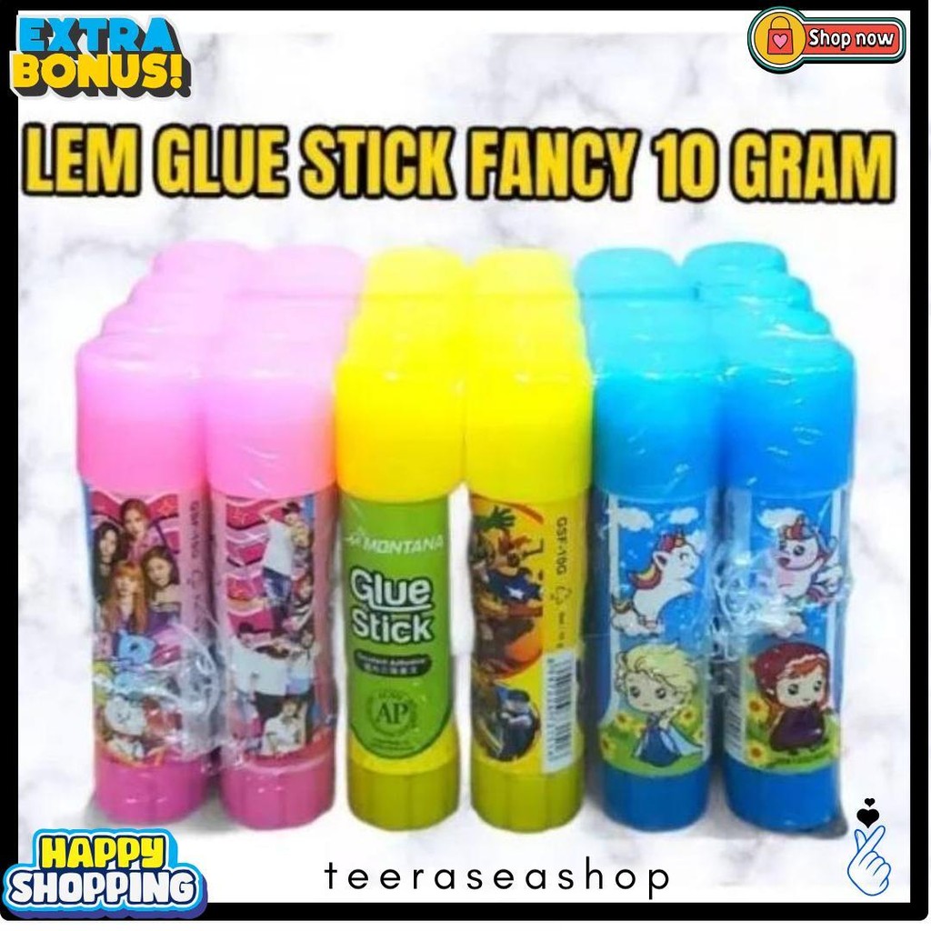 

(24Buah) Lem Stik 10Grm / Glu Stik Kertas Flash Sale! Diskon Hingga 70%