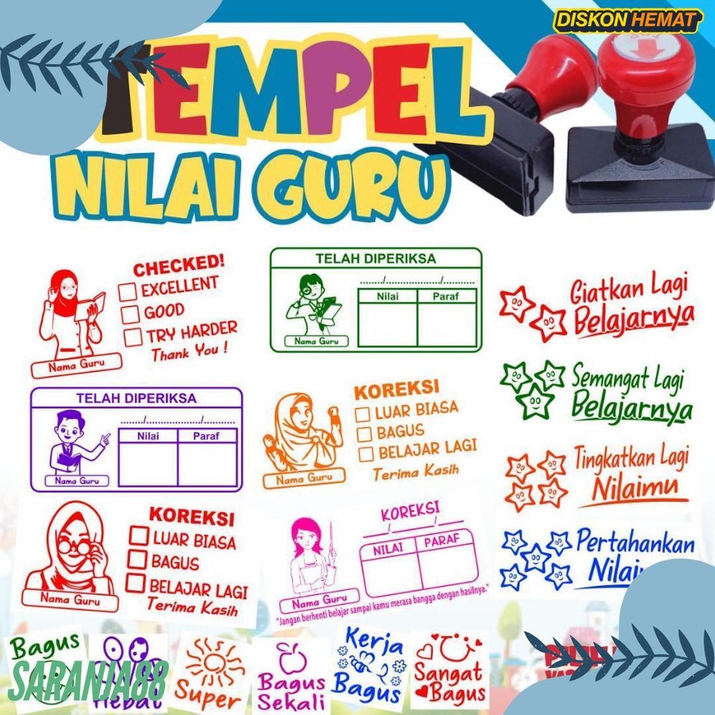 

Stempel Nilai Guru / Penilaian / Koreksi / Checked Flash Sale! Diskon Hingga 70%