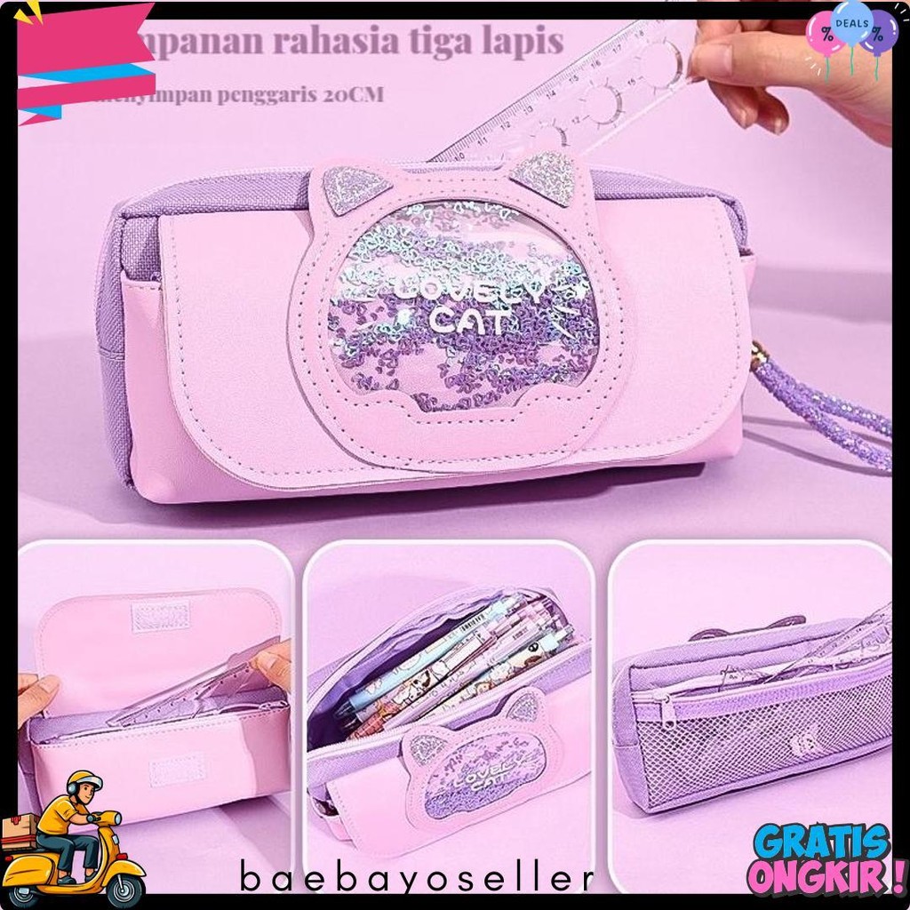 

Multifunction Pencil Case Cute Organizer Tempat Pensil Cartoon Quicksand Animal Kotak Tempat Pensil Cute Organizer Terlaris! Produk Ini Banyak Dicari