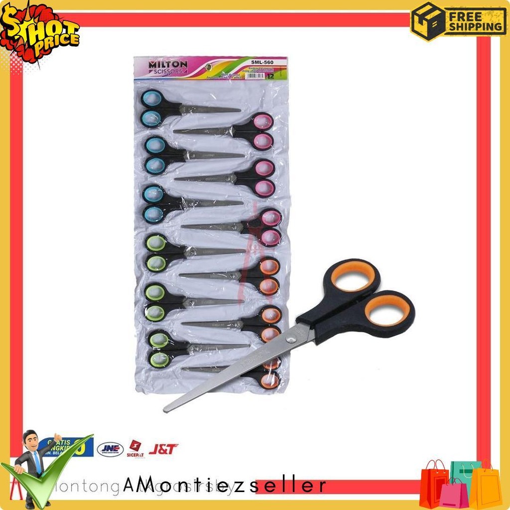 

Gunting (12Pcs) Renteng Milton Sml 560 Terlengkap Dan Termurah