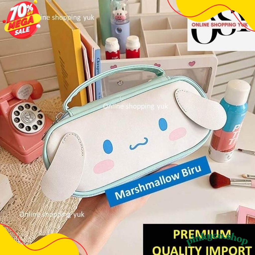 

Tempat Pensil Sanrio , Kotak Pensil Kuromi , Tas Kosmetik , Pouch , Motif Kuromi / Cinnamoroll / My Melody , Import Premium. Online Shopping Yuk. Kapasitas Besar. Bahan Kulit , Kuat & Sangat Cantik Exclusive. Diskon Setengah Harga