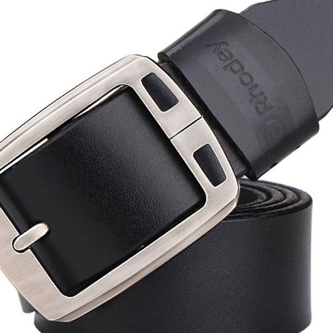 new  Tali Ikat Pinggang Kulit Style Korea Ikat Pinggang Pria B1033 Black