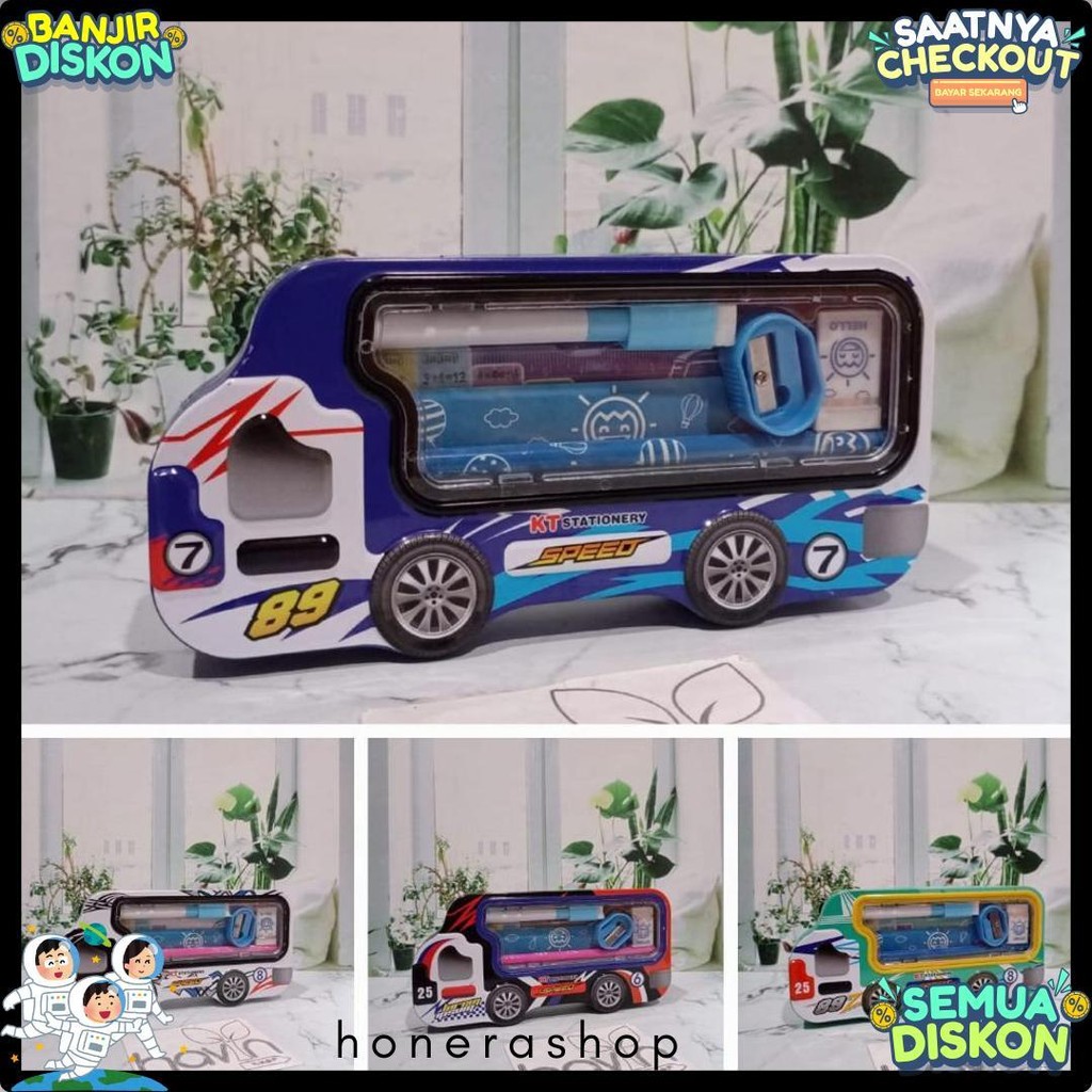 

Kotak Pensil Bahan Kaleng Model Truk Besar Pencil Case Tempat Pensil Terlengkap Dan Termurah