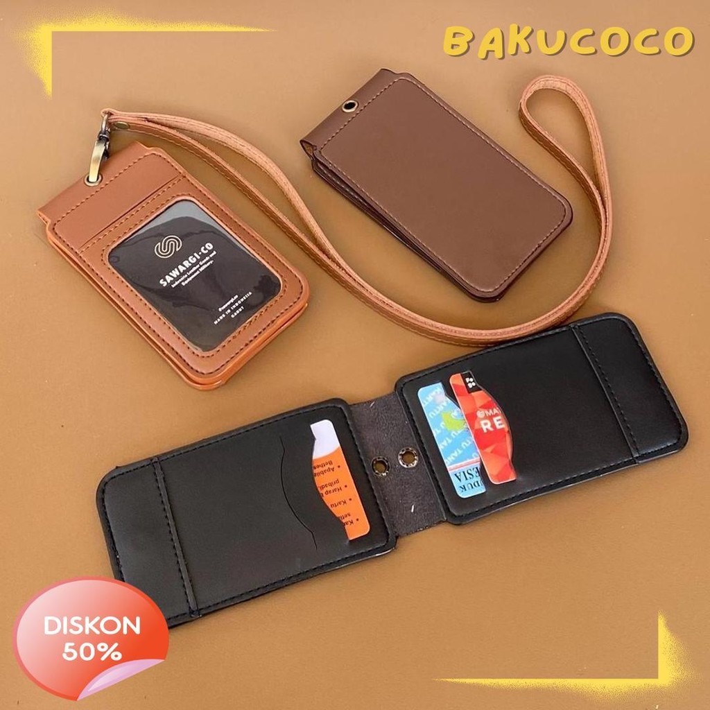 

Id Card Holder Kulit Magnet Flip 2 Sisi By Sawargico - Raski Terlengkap Dan Termurah