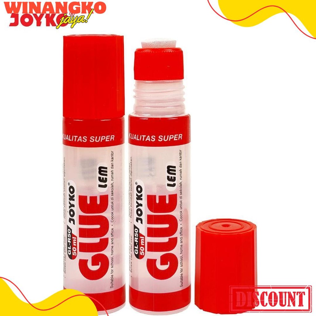 

Joyko Transparent Glue 50Ml Lem Cair Bening Joyko Prakarya Anak Gl-R50 Gl-A50 [12Pcs] Terlaris! Produk Ini Banyak Dicari