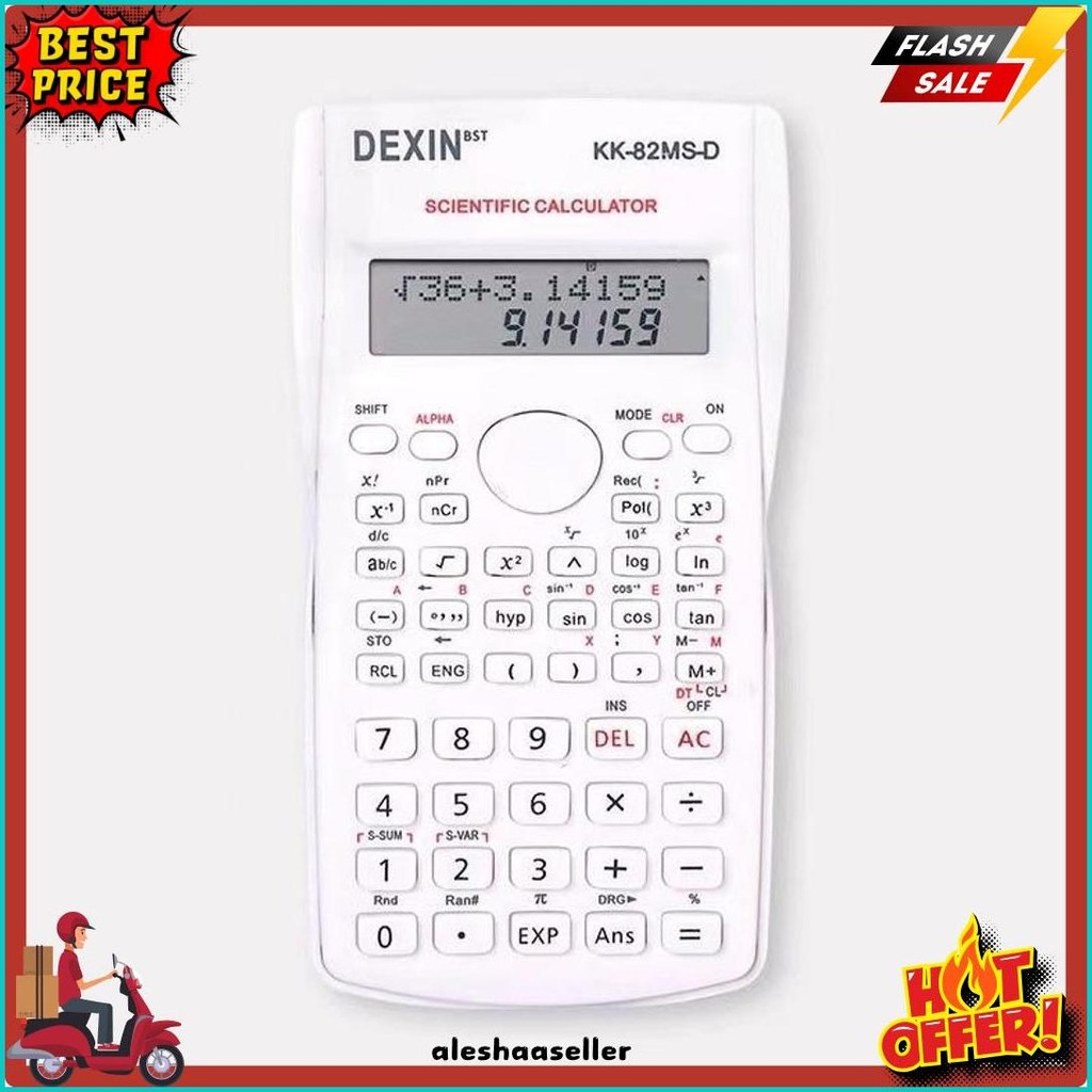 

Kalkulator Ilmiah Scientific Dexin Kk-82Ms Terlengkap Dan Termurah