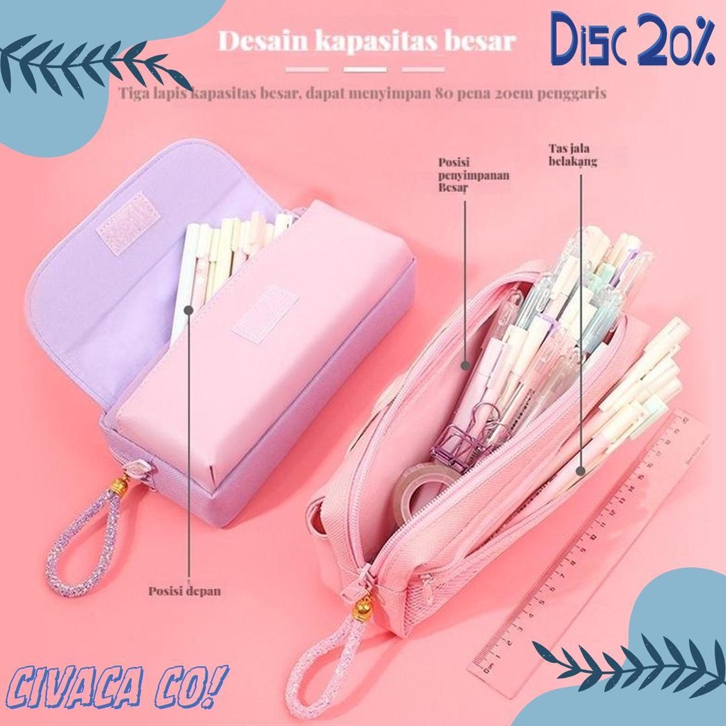 

Multifunction Pencil Case Cute Organizer Tempat Pensil Cartoon Quicksand Animal Kotak Tempat Pensil Cute Organizer Diskon