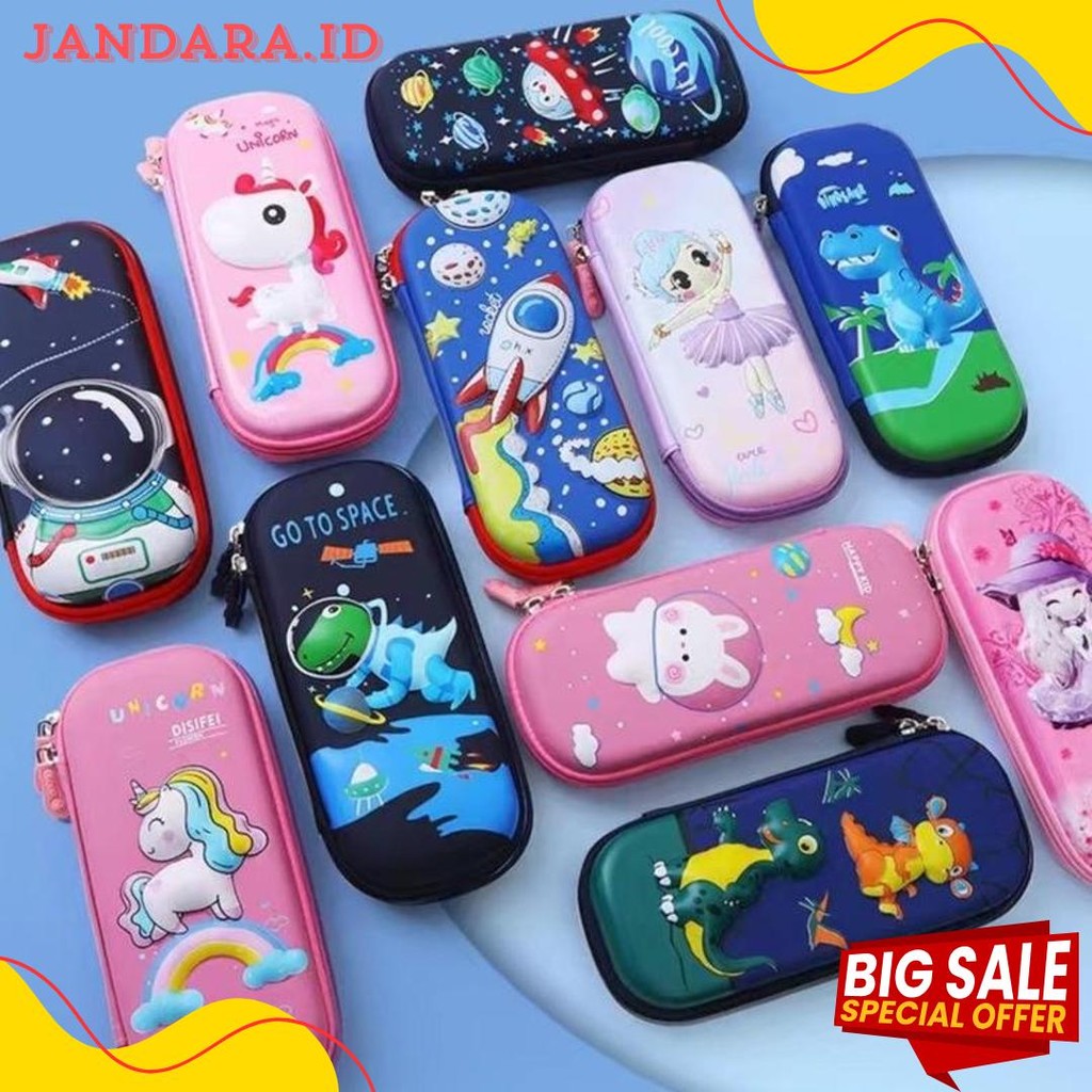 

Kotak Pensil Anak Tempat Alat Tulis 3D Timbul 3 Tiga Dimensi Anti Air Bahan Eva Gmall Gm-St0528 Terlaris! Produk Ini Banyak Dicari