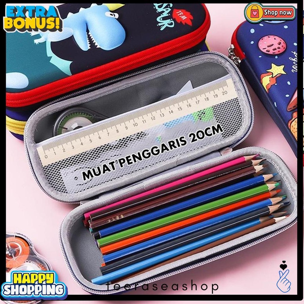 

Hoptech- Aimilo Tempat Pensil 3D Anak Kartun Stationery Kotak Pensil Alat Tulis Perlengkapan Sekolah Terlaris! Produk Ini Banyak Dicari