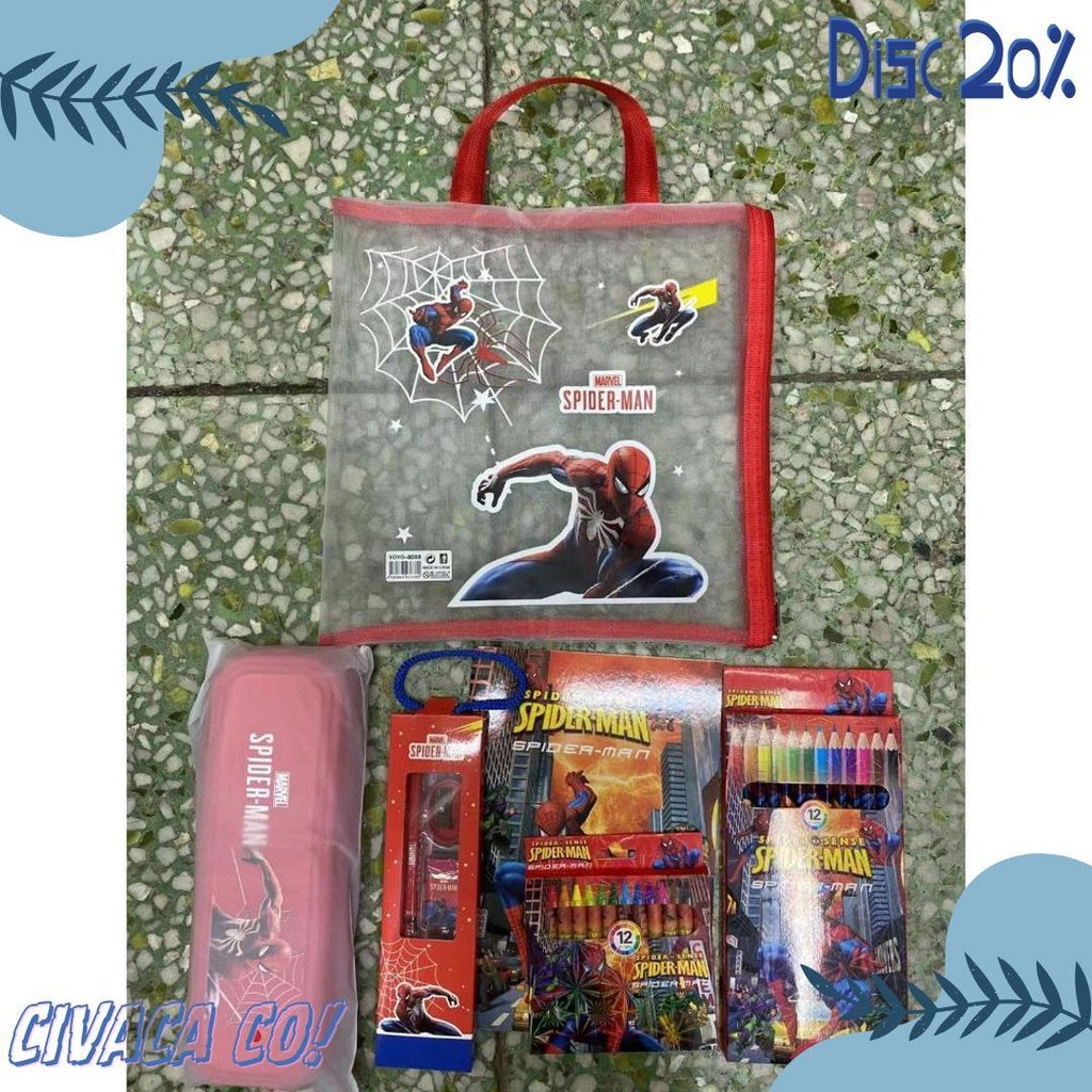 

[Serbalakuofficial](Ktps.11)Kotak Pensil Sett / Study Set Stationery Set Alat Tulis Sekolah Anak Set Atk Motif Terlengkap Dan Termurah