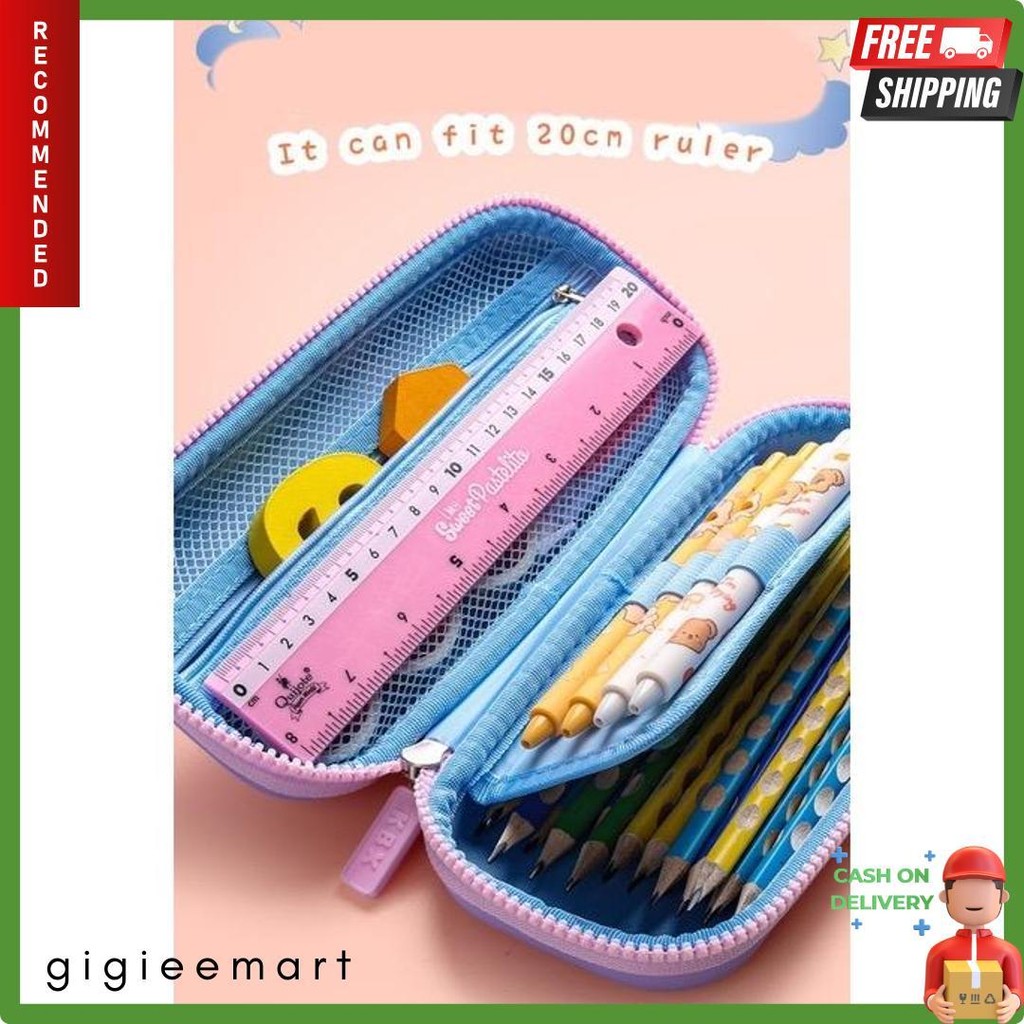 

Kotak Pensil 3D Squishy Tempat Pensil Hardcase Waterproof Pencil Case Anak Lucu 2 Tingkat 2 Lapis Diskon Setengah Harga