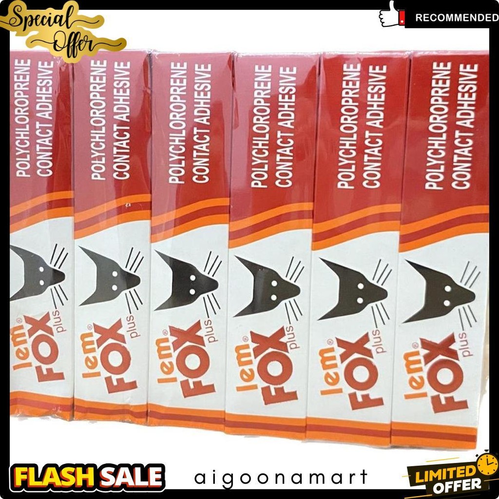 

Lem Fox Plus Tube 20G Original (1 Lusin) / Grosir/Ecer - Kulakan Online Terlengkap Dan Termurah