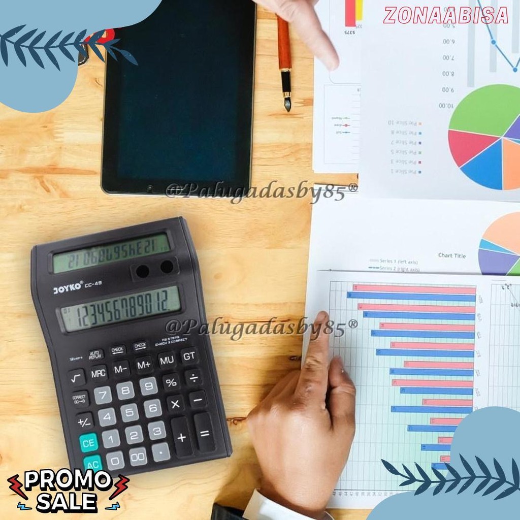 

Kalkulator Joyko Cc-49 12 Digits 2 Display (1 Biji) / Calculator Joyko Cc-49 / Joyko Cc 49 / Cc49 Terlengkap Dan Termurah