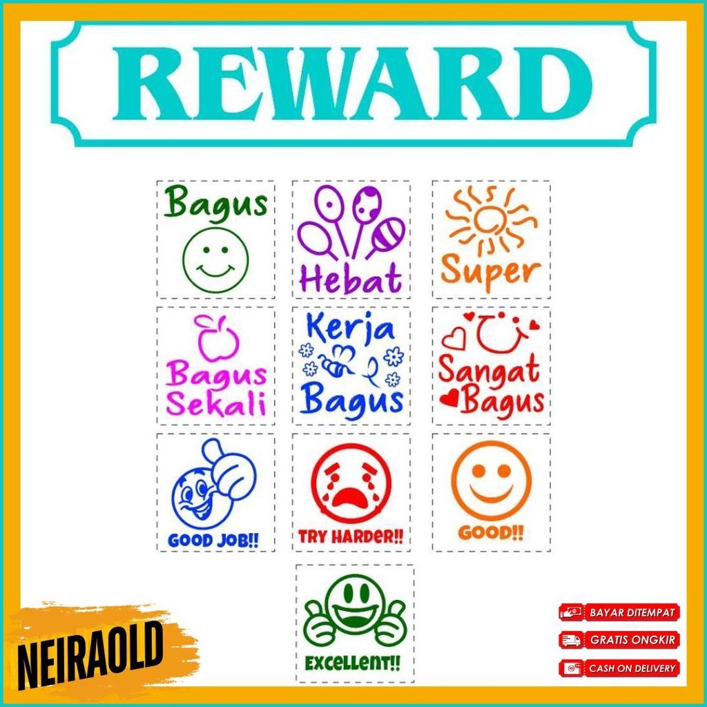 

Stempel Nilai Guru / Penilaian / Koreksi / Checked / Reward Siswa Murid Sekolah Flash Sale! Diskon Hingga 70%