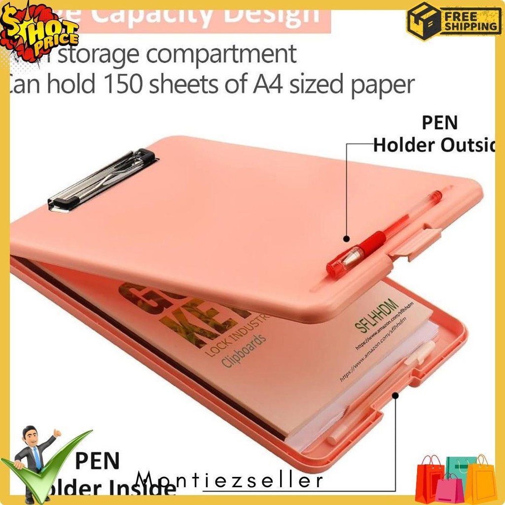 

Clipboard + Storage Alas Papan Ujian / Papan Jalan 2In1 / Clipboard 2 In 1 / Clip Board A4 Terlaris! Produk Ini Banyak Dicari
