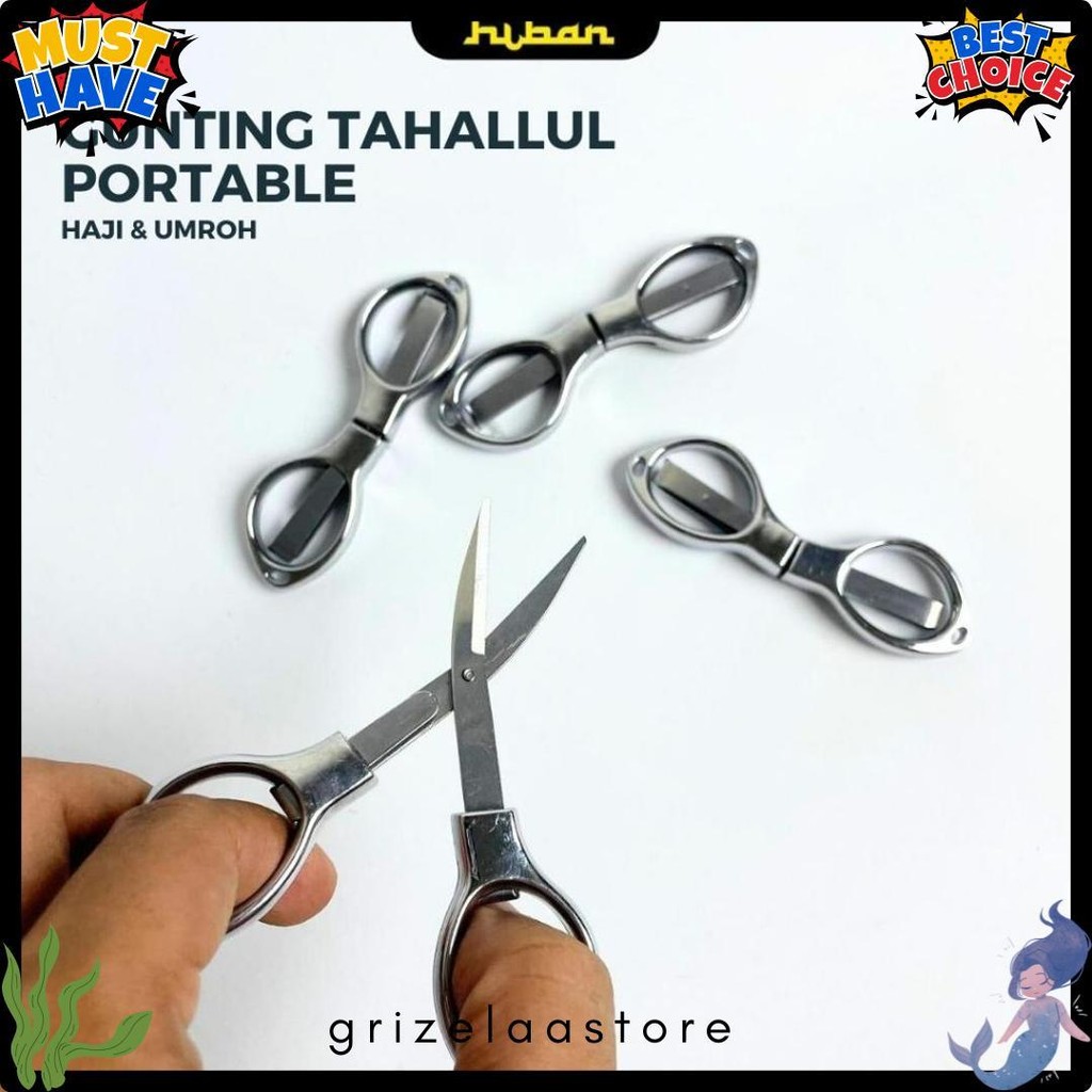 

Gunting Stainless Portable Perlengkapan Haji Dan Umroh Hiban Store Diskon Setengah Harga
