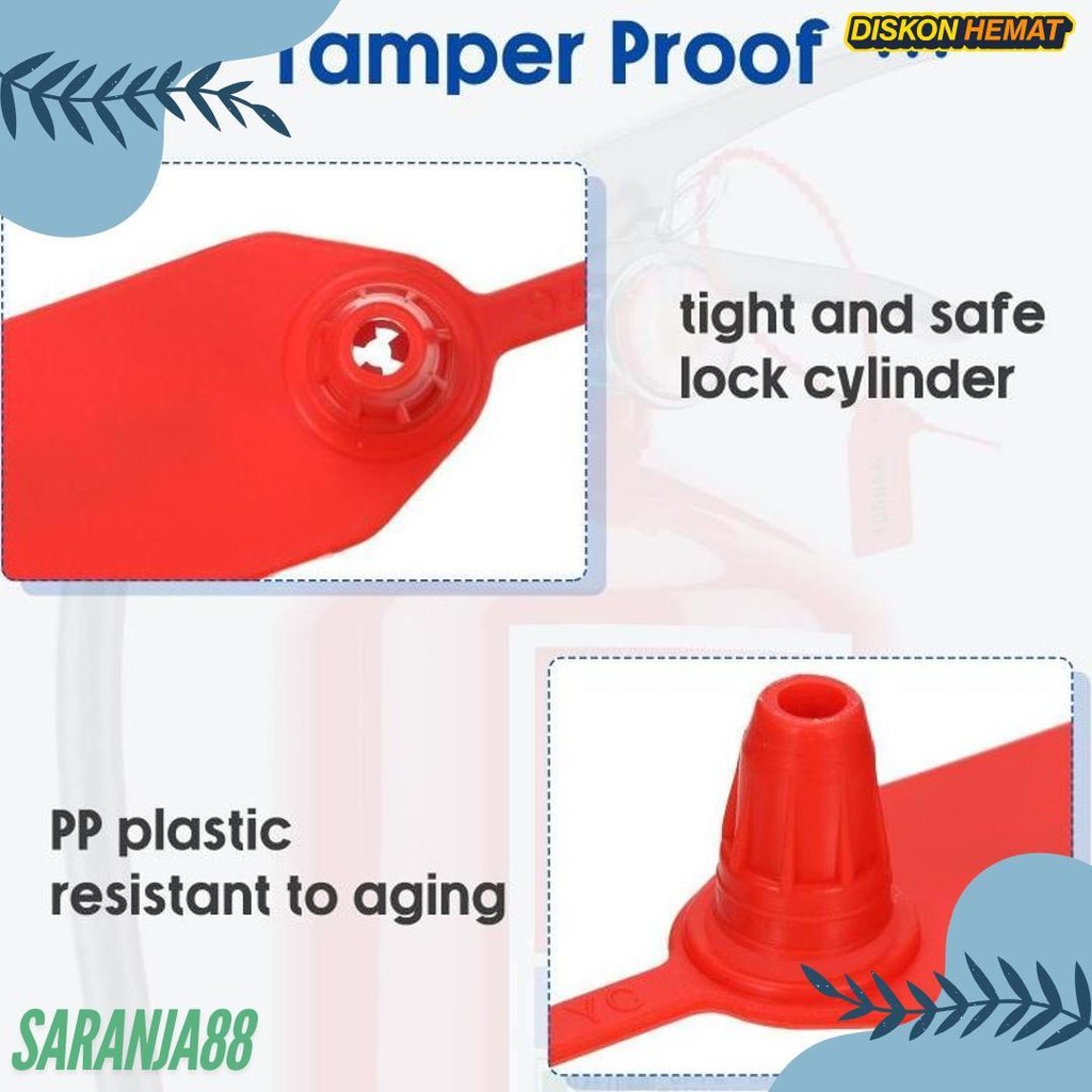 

100Pcs Security Seal 25Cm Segel Koper Segel Locis Security Seal Locis Satu Kunci Diskon Setengah Harga