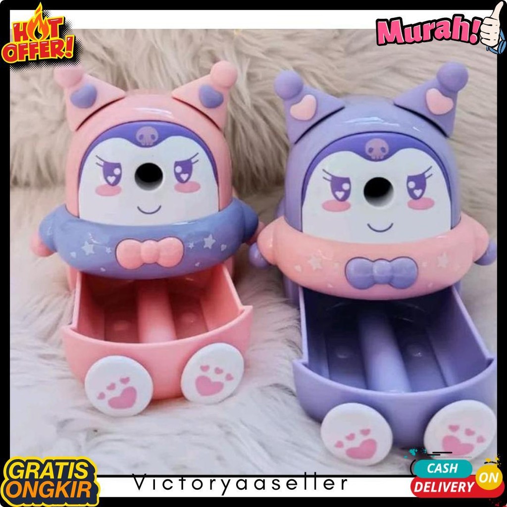 

Serutan Pencil Kuromi/ Rautan Kuromi/ Rautan Pensil/ Shapener Kuromi/ Serutan Pensil Putar Flash Sale! Diskon Hingga 70%