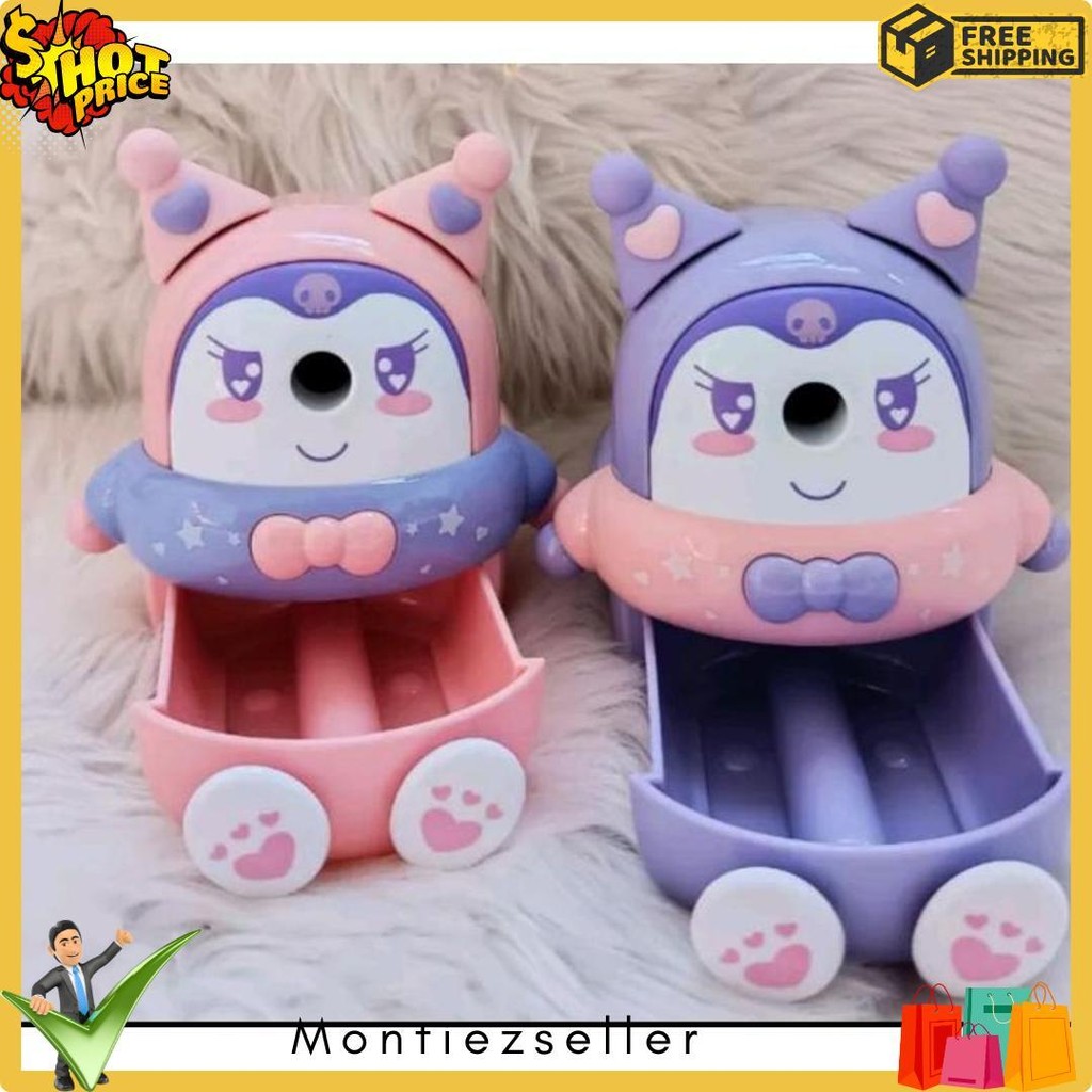 

Serutan Pencil Kuromi/ Rautan Kuromi/ Rautan Pensil/ Shapener Kuromi/ Serutan Pensil Putar Diskon