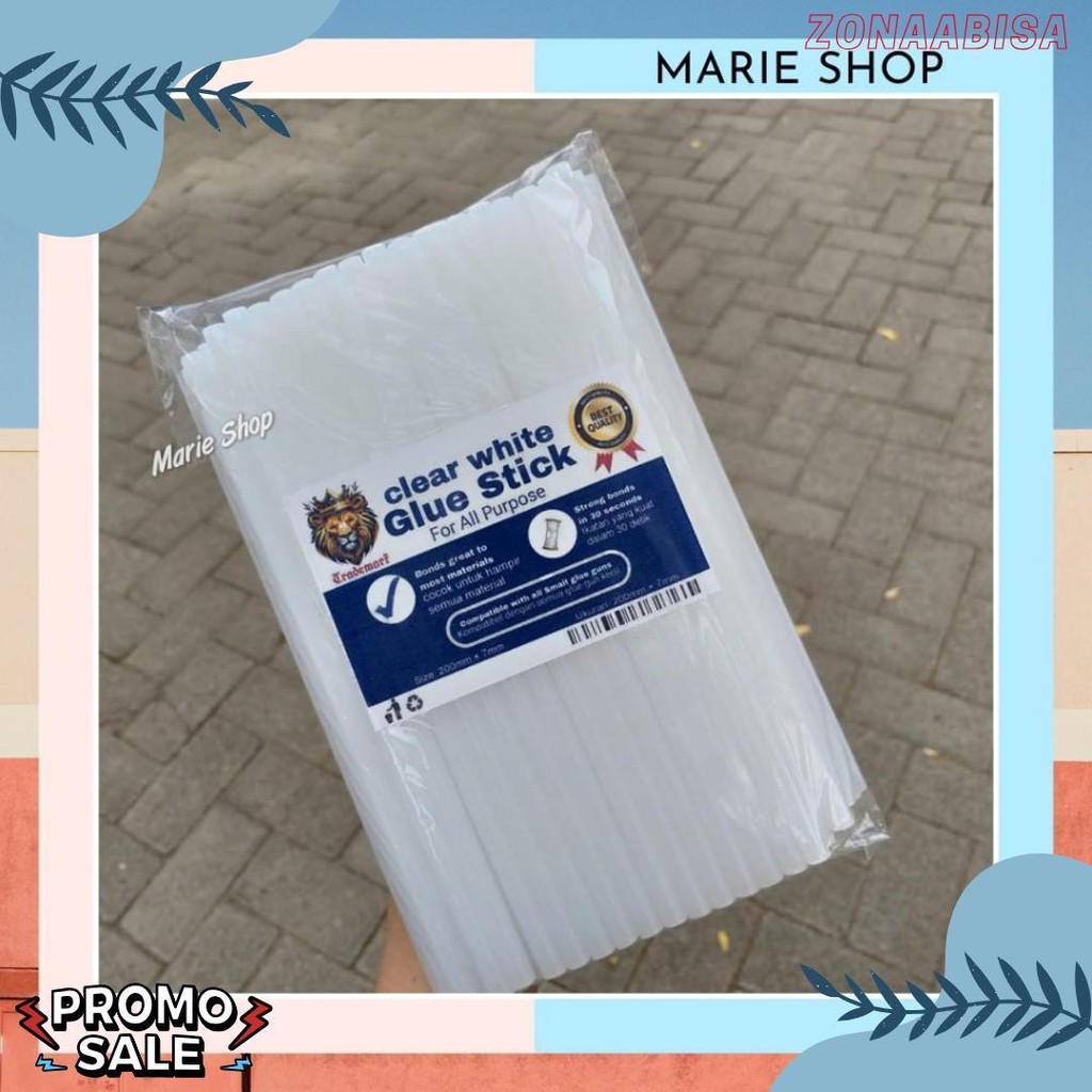 

100 Pc Isi Lem Tembak Refill Glue Stick - Lem Lilin Stick Bakar Perekat Kerajinan Tangan Multifungsi Lem Bakar Diskon Setengah Harga