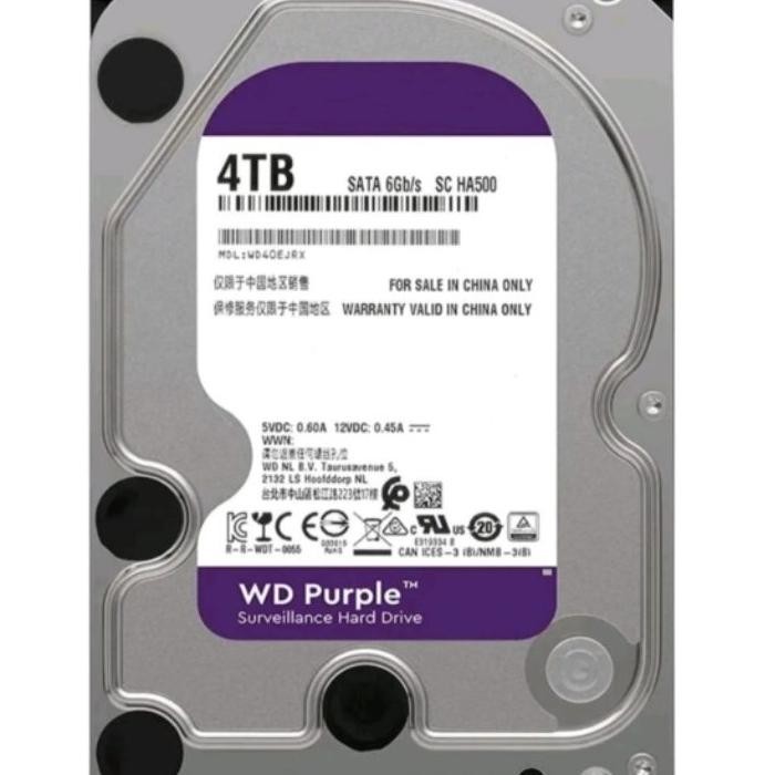 Hardi 4Tb Hdd 3Tb2Tb1Tb 1B Internal Pc Cctv 3.5 Ata B01