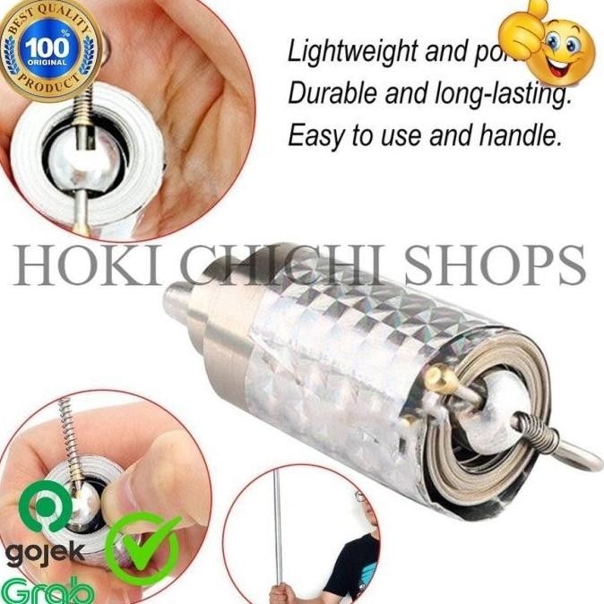 Tongkat Besi Pelindung Teleskopik Untuk Perlindungan Diri Original Cc Co