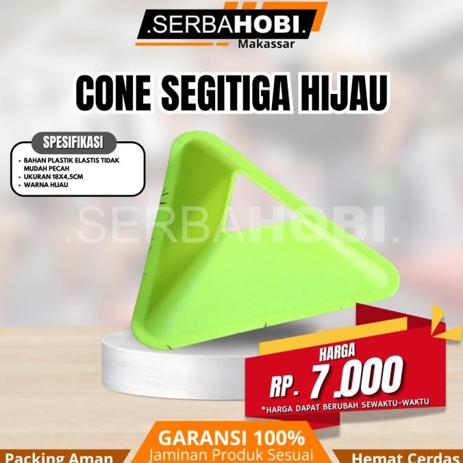Ready oke] Cone latihan segitiga termurah / cone Segitiga Speeds Berkualitas / cone latihan Sepak Bo