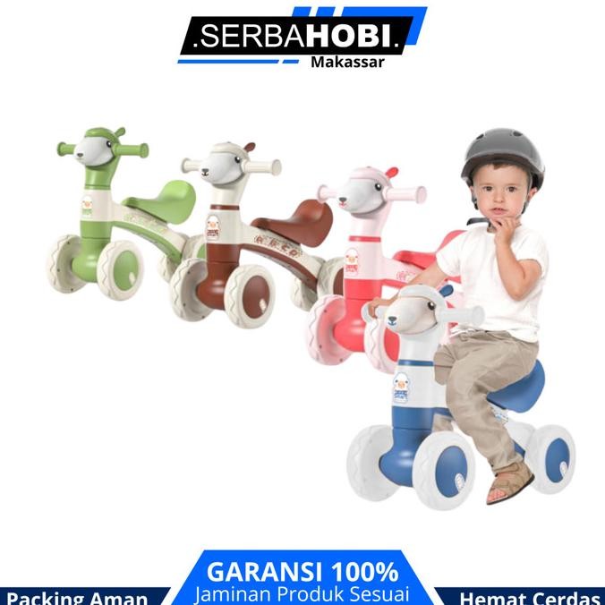 paling diminati] Balance Bike Anak Exotic/Sepeda Keseimbangan/Sepeda Santai Anak/Motif Domba