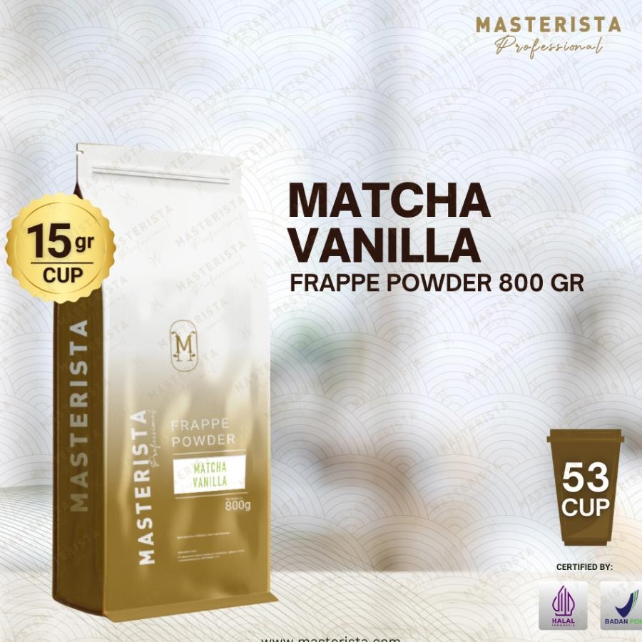 

Bubu Numan Materita Matcha Vanilla 800Gr Bubu Numan Raa Matcha Vanilla Matcha Powder Frappe