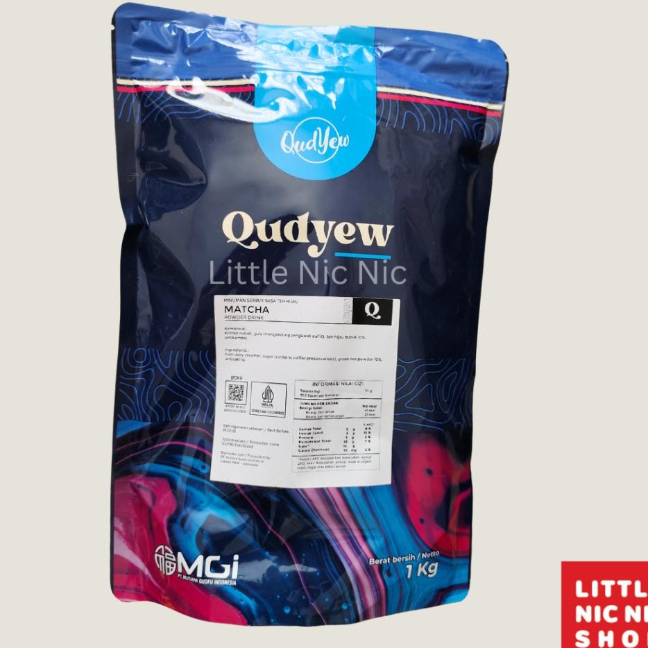 

Qudyew Green Tea Matcha 1 G Bubu Numan Erbu Teh Hijau