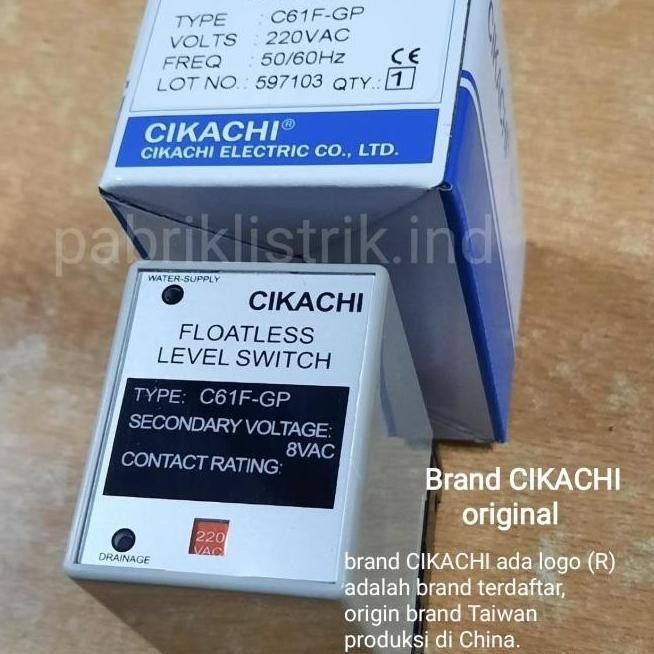 #####] PROMO floatless level switch water level control C61F GP CKC cikachi 61F GP