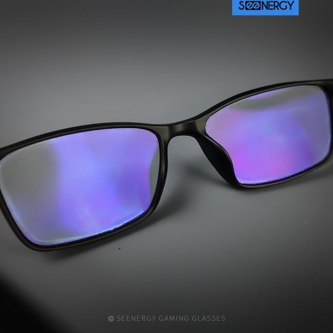 (Good) SEENERGY Kacamata Gaming Zeus Midhnight Black