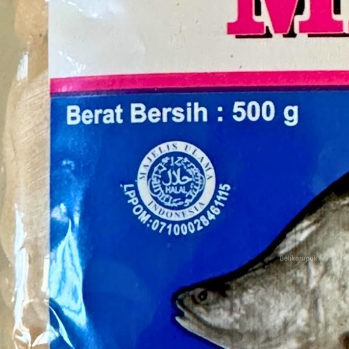 

(Good) Kerupuk Ikan Mentah Cap Ikan Pipih 500g