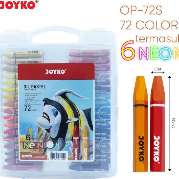 

Crayon Joyko 72 Warna / (1Pak)