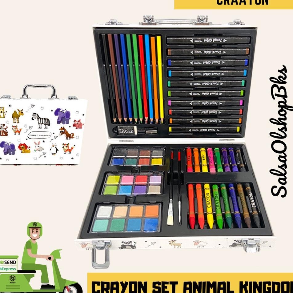 

Crayon Set Animal Kingdom | Crayon Set Anak Lengkap Import