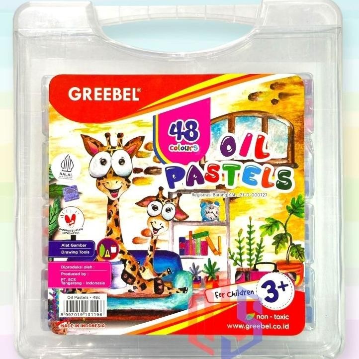

Crayon / Kerayon Greebel 48 Warna Oil Pastel