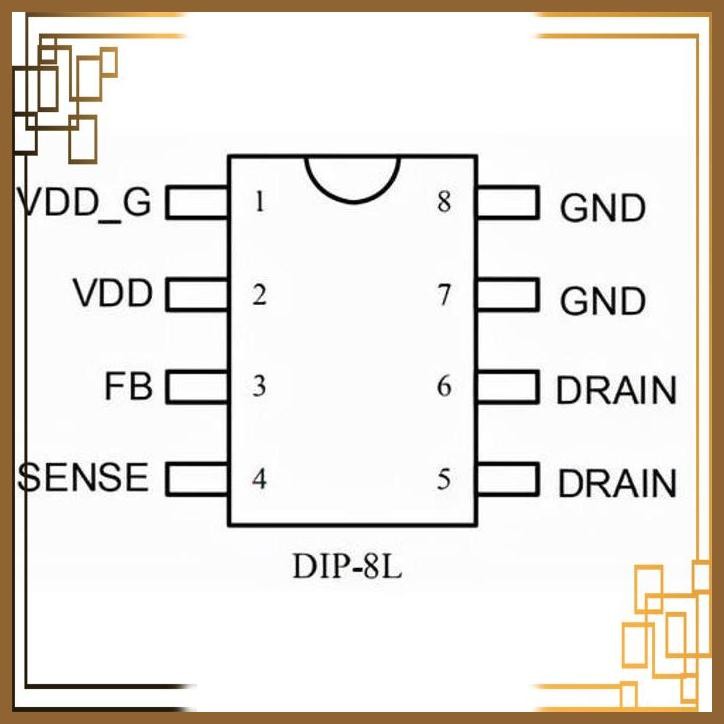 [JWE] CR5249 CR5249T CR 5249T IC PWM POWER PENGGANTI TNY398PN CR5229 DIP-8 KOMPONEN ELEKTRONIK
