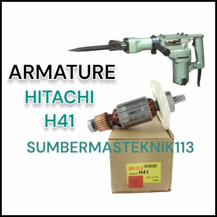 Armature Hitachi H41 Angker Mesin Bor Bobok Hitachi H 41 Hitachi 41
